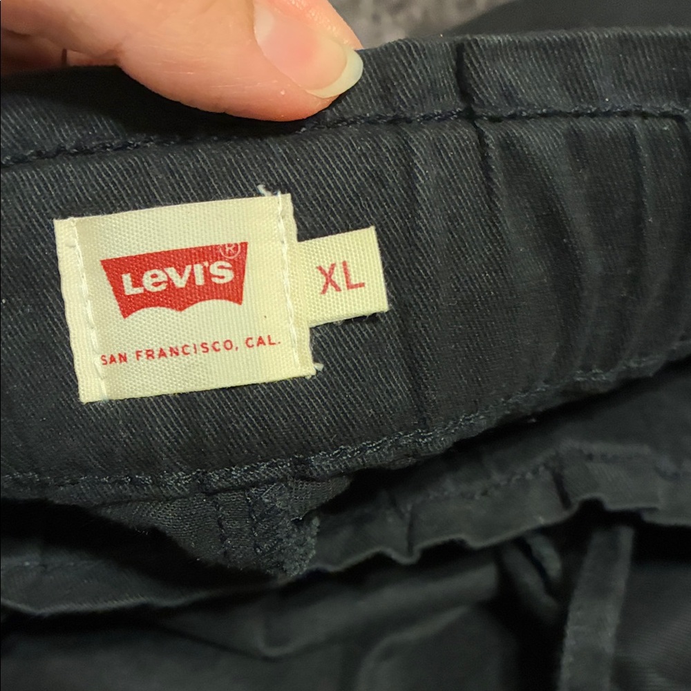Black Drawstring Pants - Picture 2 of 3